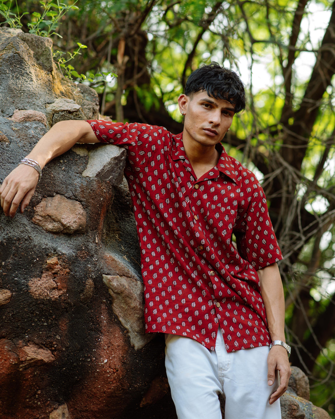 TINY LEAF BAGH SHIRT