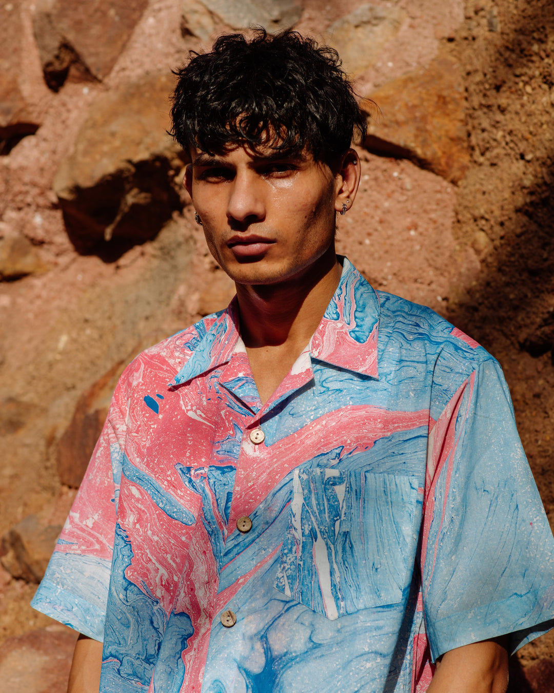 BUBBLEGUM MARBLE SHIRT