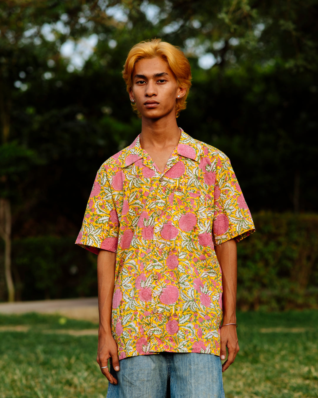 PINK FLOWER RAPID SHIRT