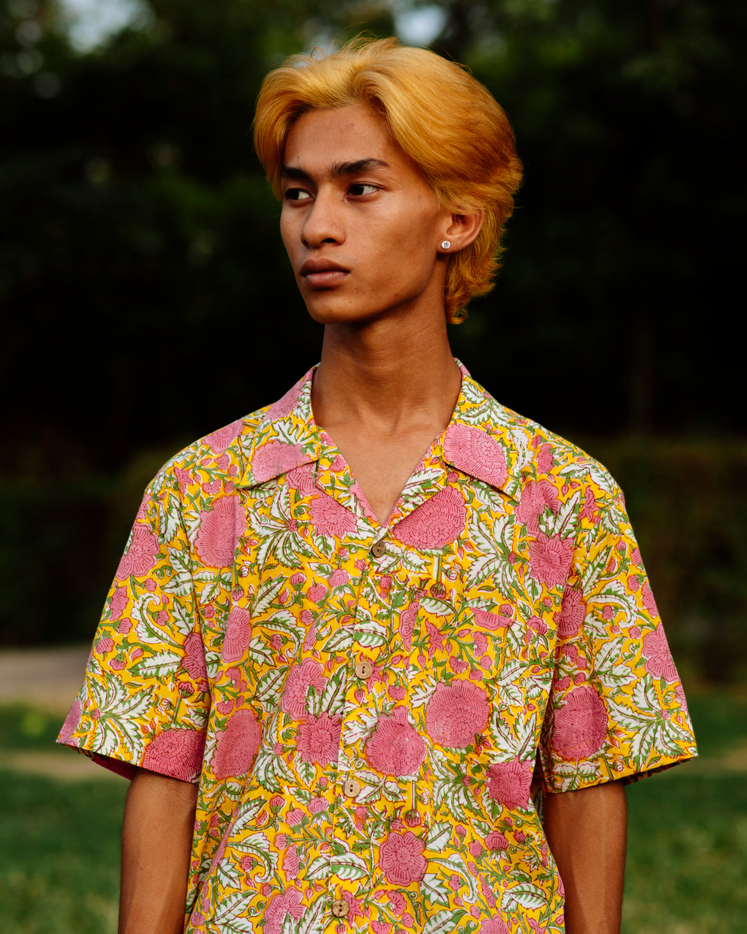 PINK FLOWER RAPID SHIRT