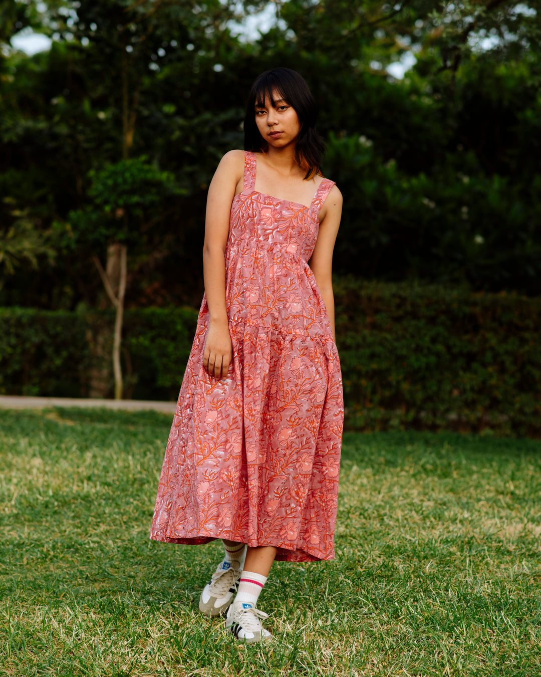 CHERRY BLOSSOM RAPID MAXI DRESS