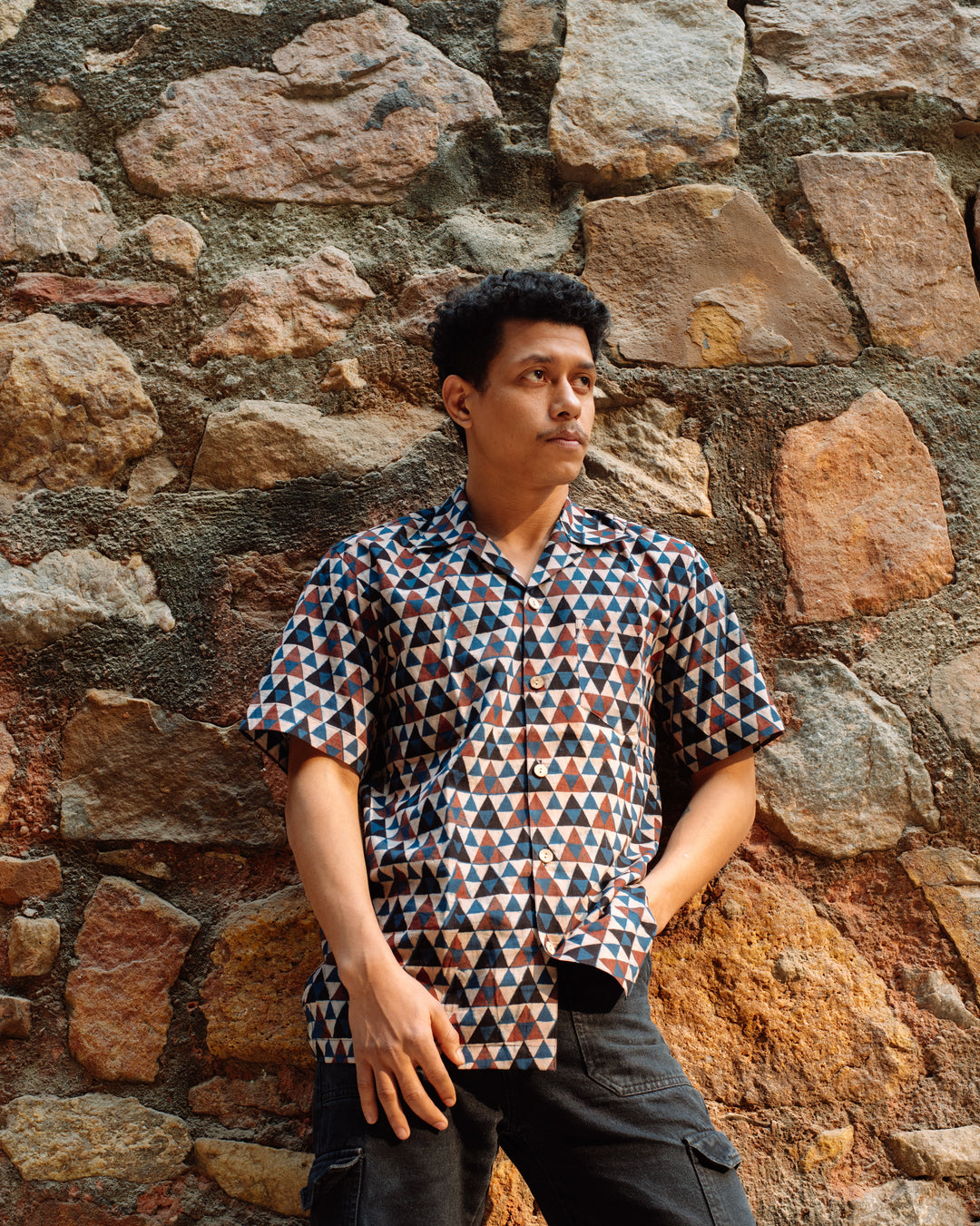RED PYRAMID AJRAKH SHIRT