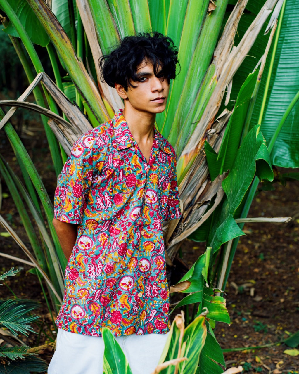 GREEN TROPICAL RAPID SHIRT