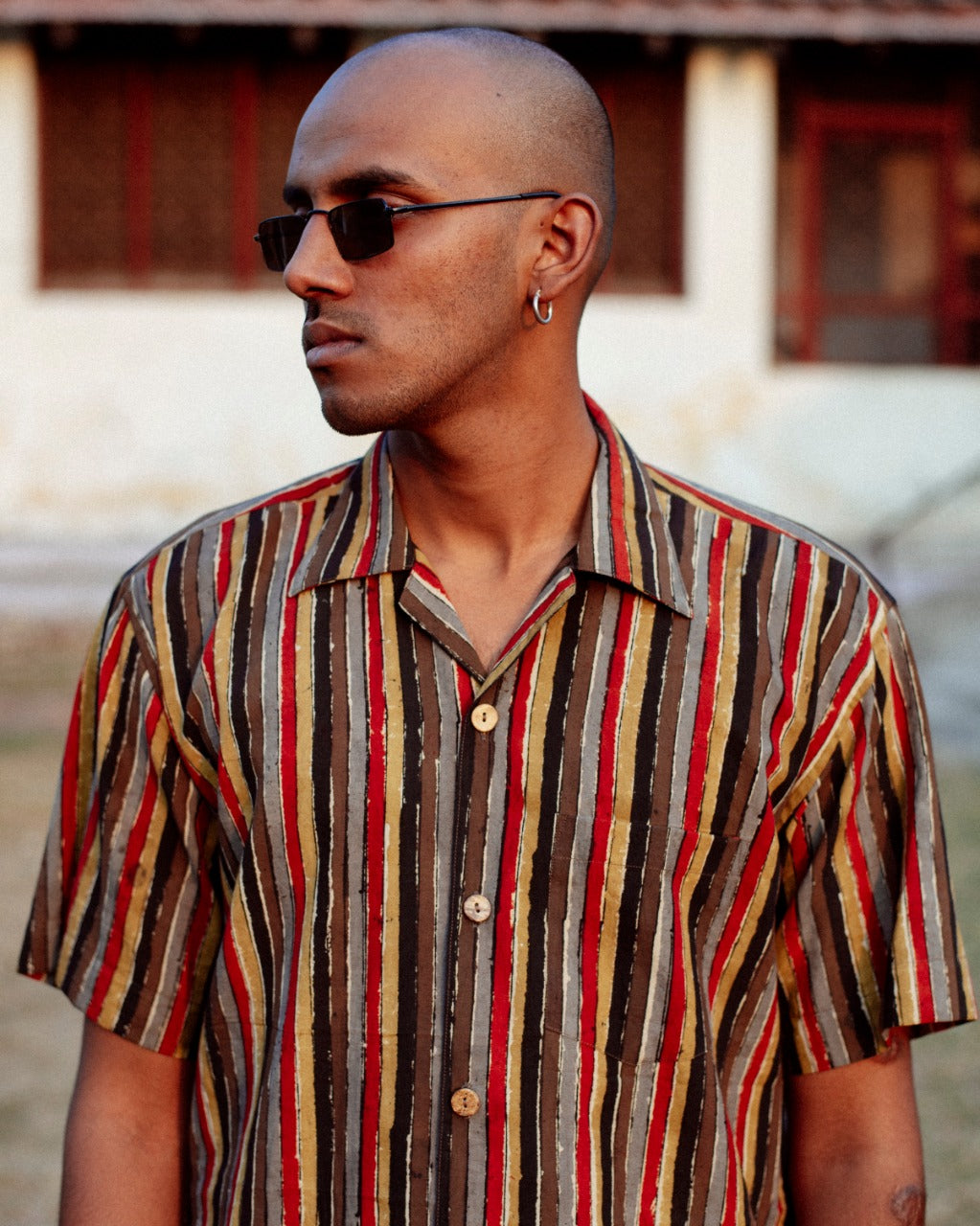 MULTI STRIPED BAGRU SHIRT