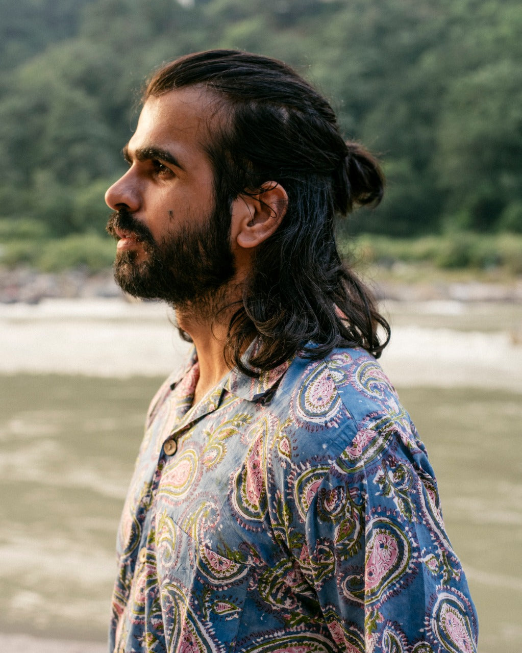 BLUE PAISLEY RAPID SHIRT