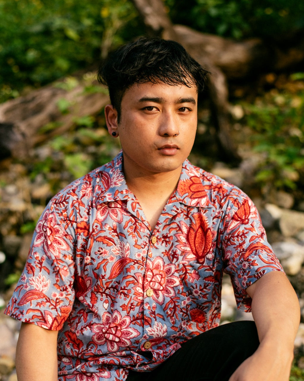 BLUE TROPICAL RAPID SHIRT