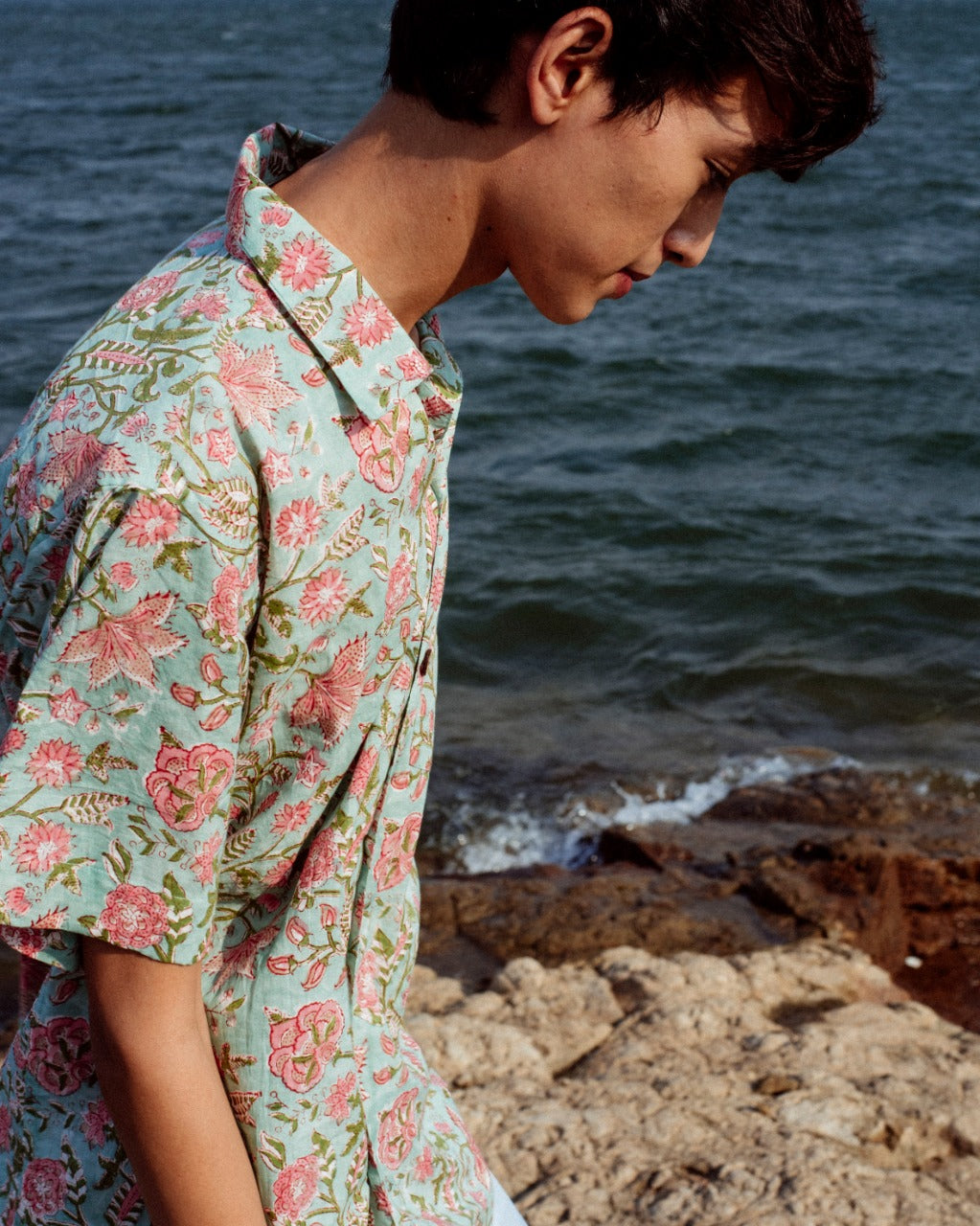 MINT FLORAL RAPID SHIRT