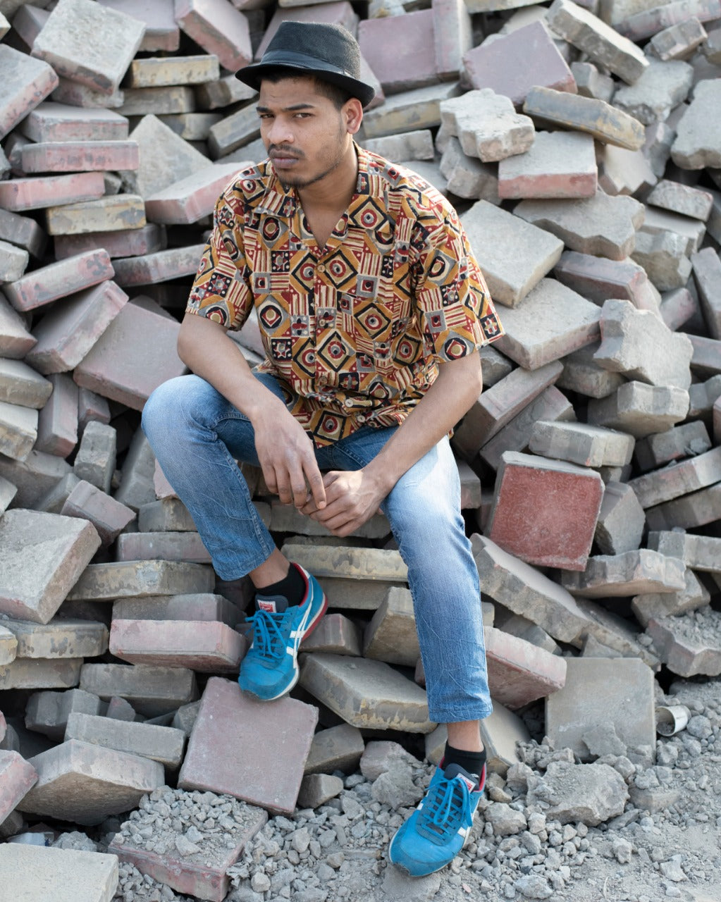 GEOMETRICAL BAGRU SHIRT