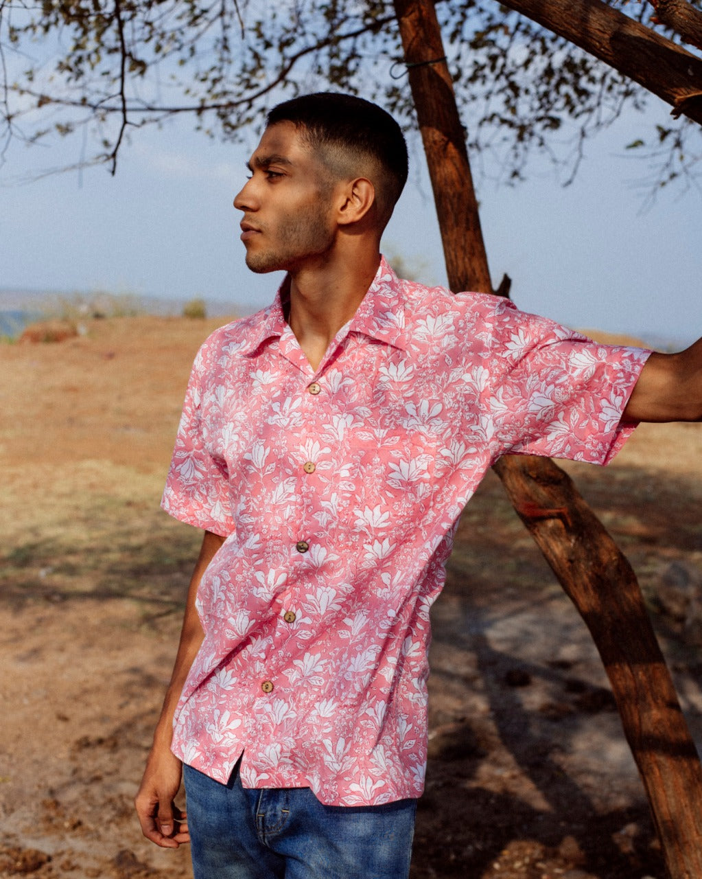 PINK FLORAL RAPID SHIRT