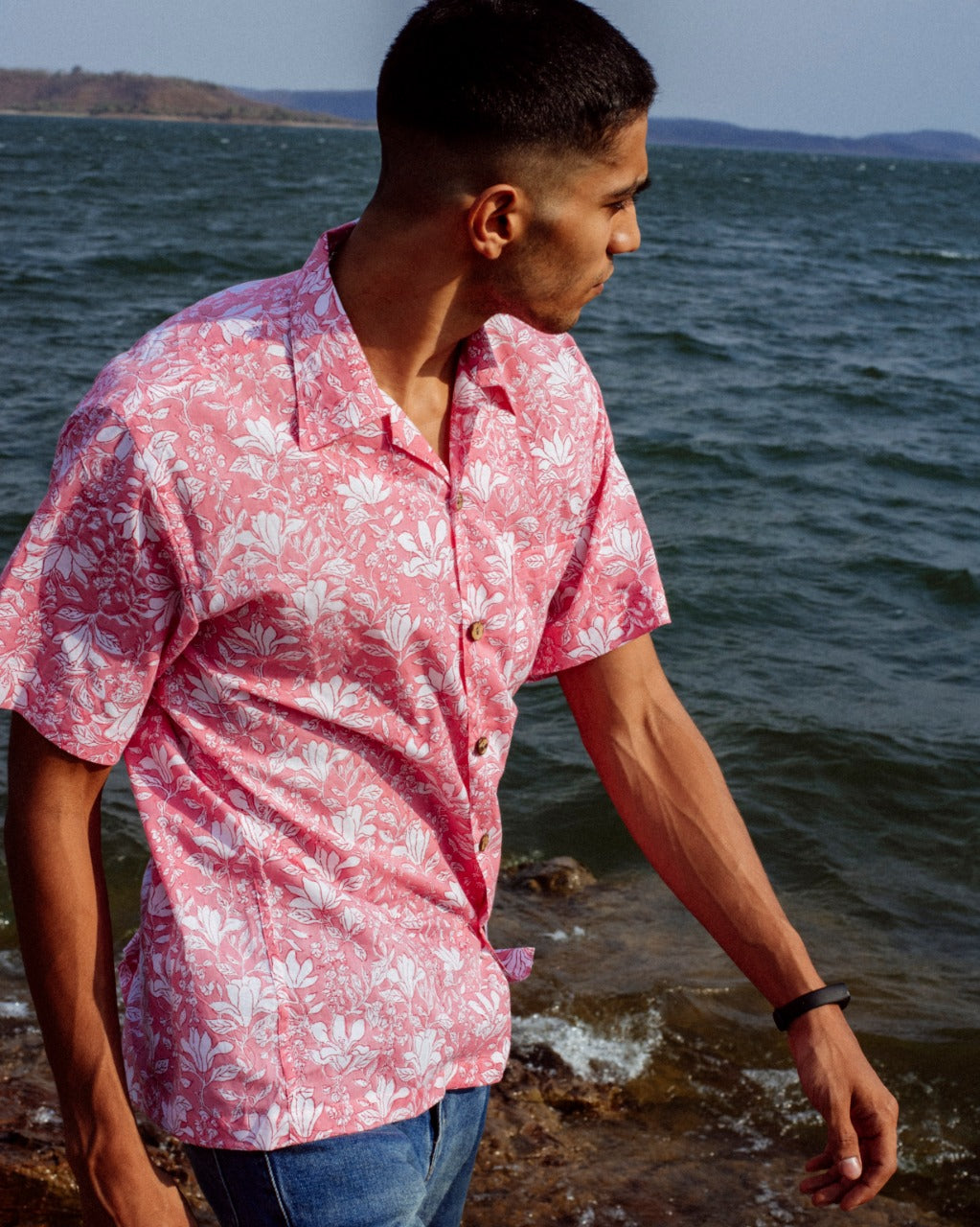 PINK FLORAL RAPID SHIRT