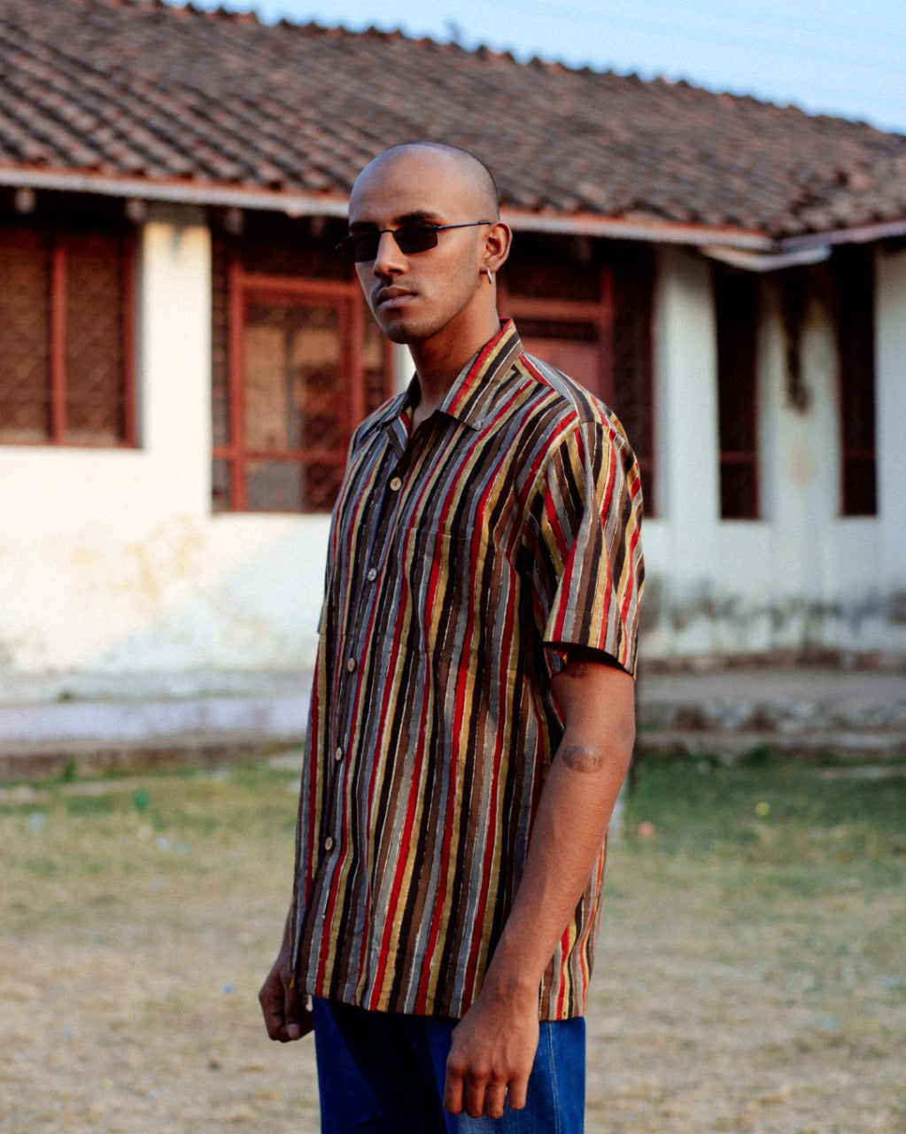 MULTI STRIPED BAGRU SHIRT
