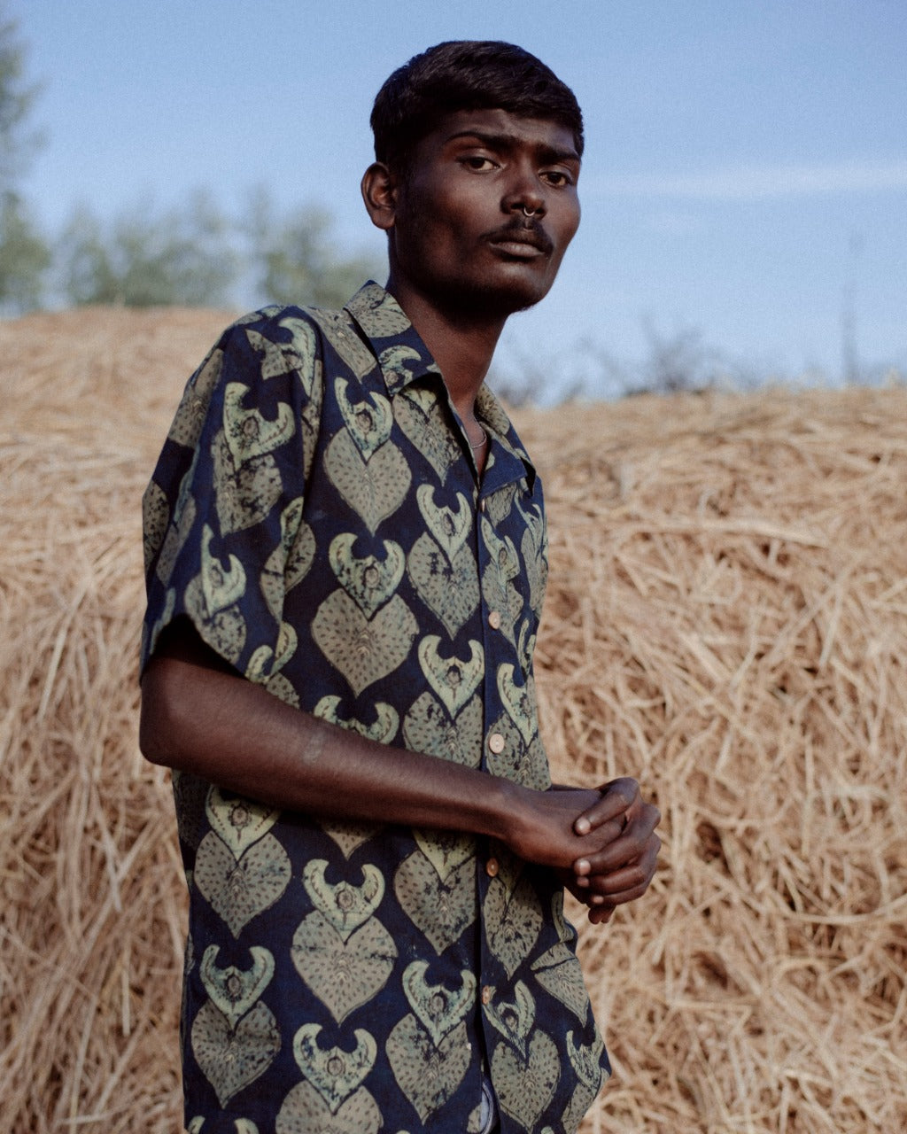 PAAN INDIGO AJRAKH SHIRT