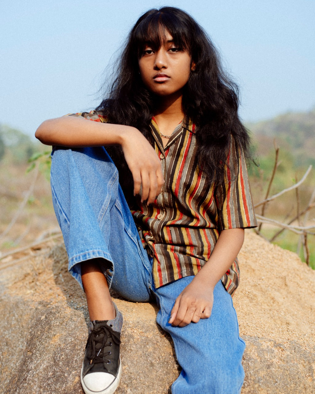 MULTI STRIPED BAGRU SHIRT
