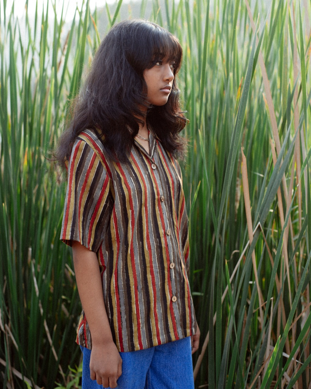 MULTI STRIPED BAGRU SHIRT