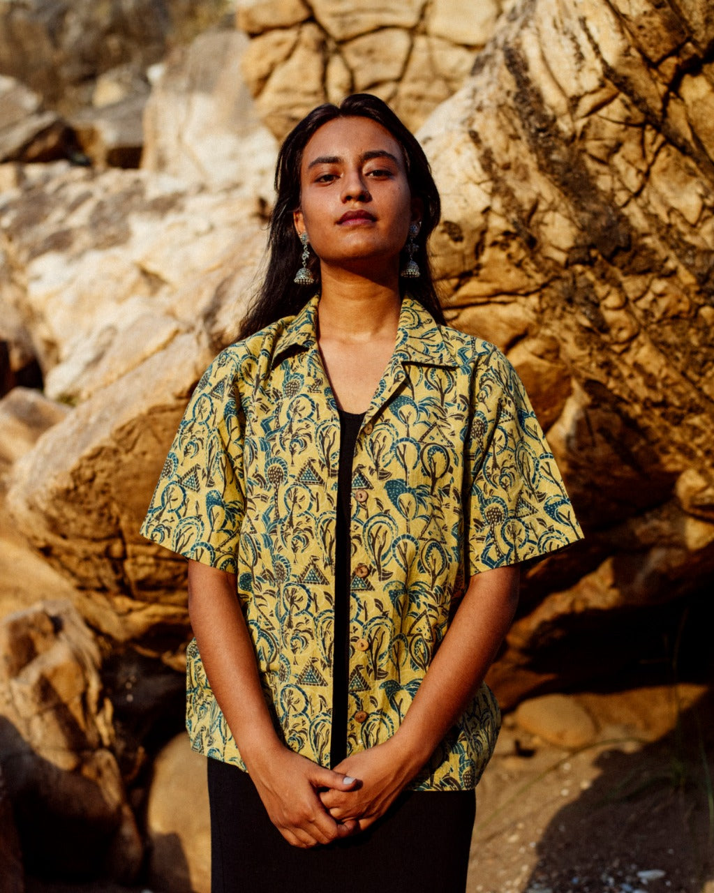 BEACH AJRAKH SHIRT