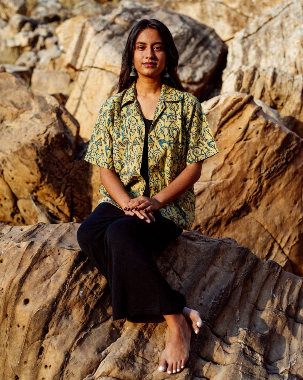 BEACH AJRAKH SHIRT