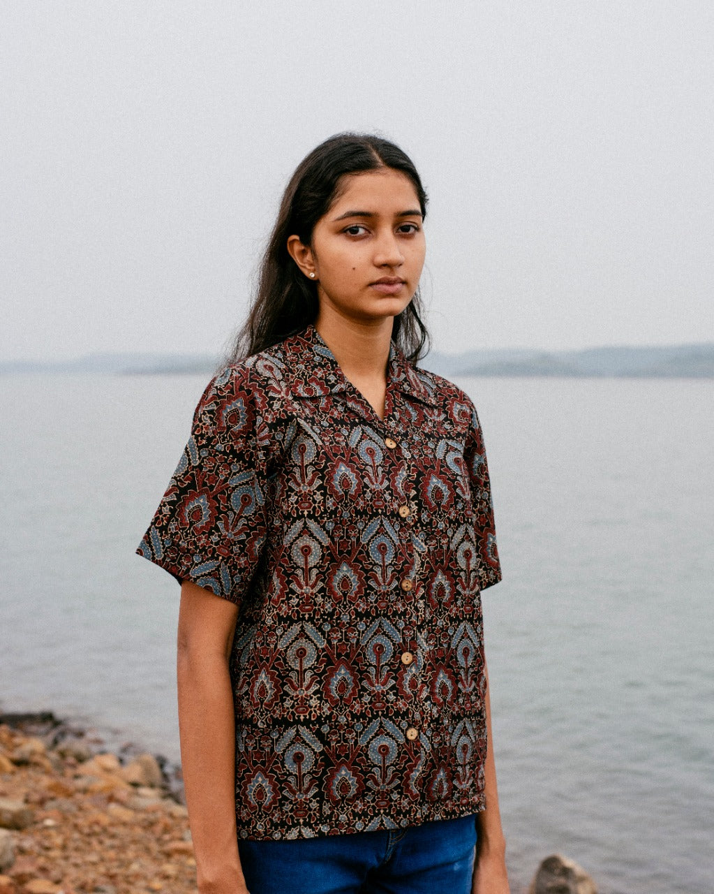 ABSTRACT AJRAKH SHIRT