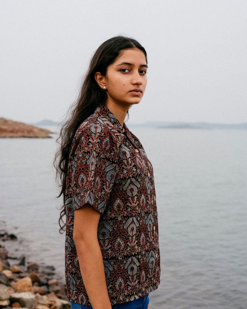 ABSTRACT AJRAKH SHIRT
