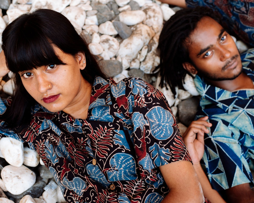MULTI LEAF AJRAKH SHIRT