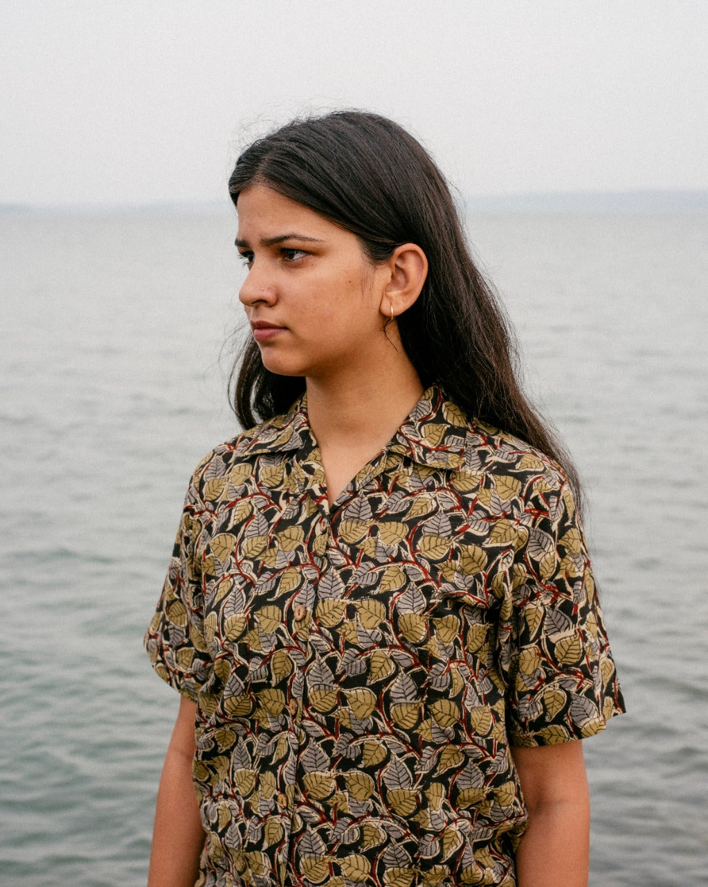 GREEN LEAF BAGRU SHIRT