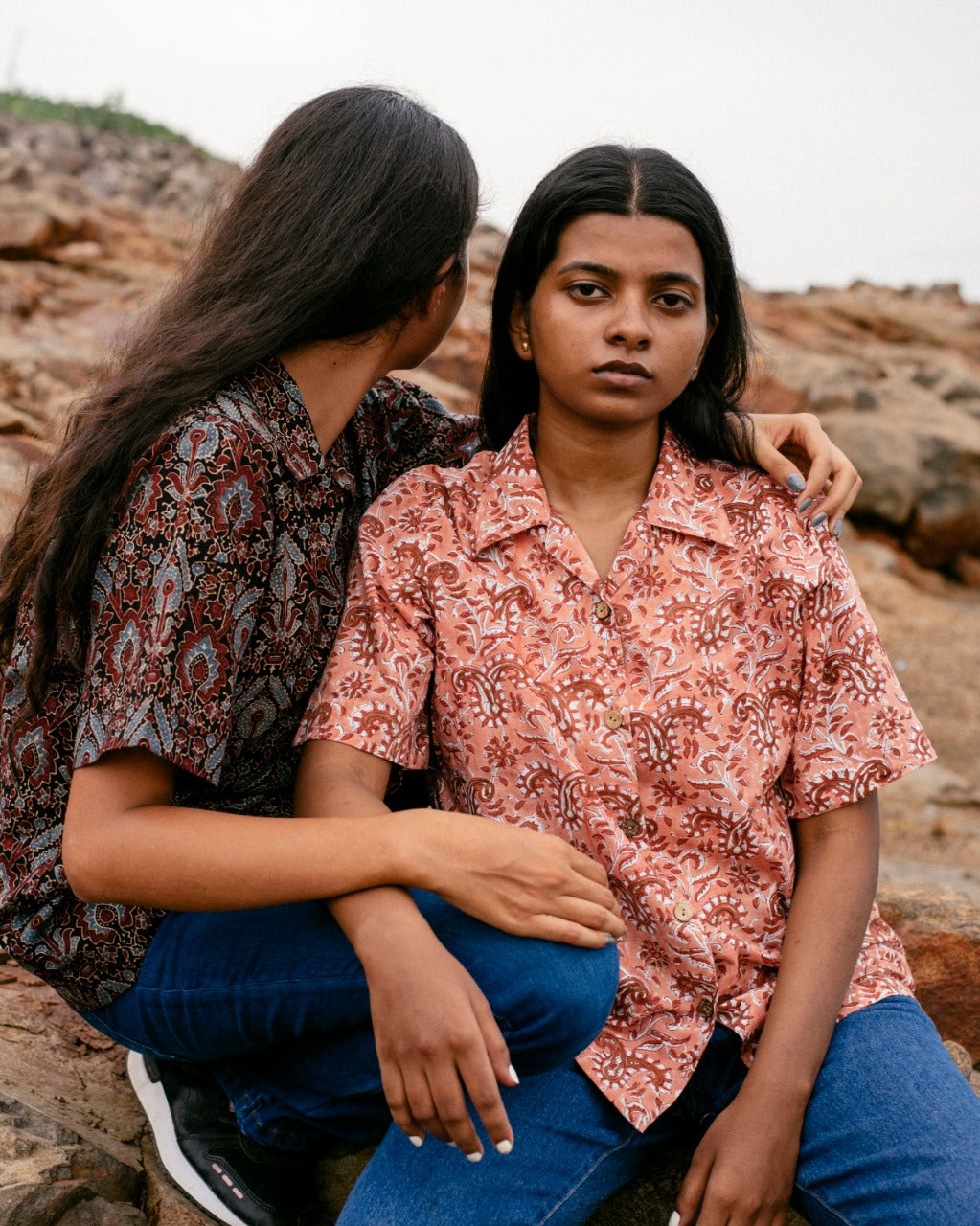 PEACH MUGHAL RAPID SHIRT