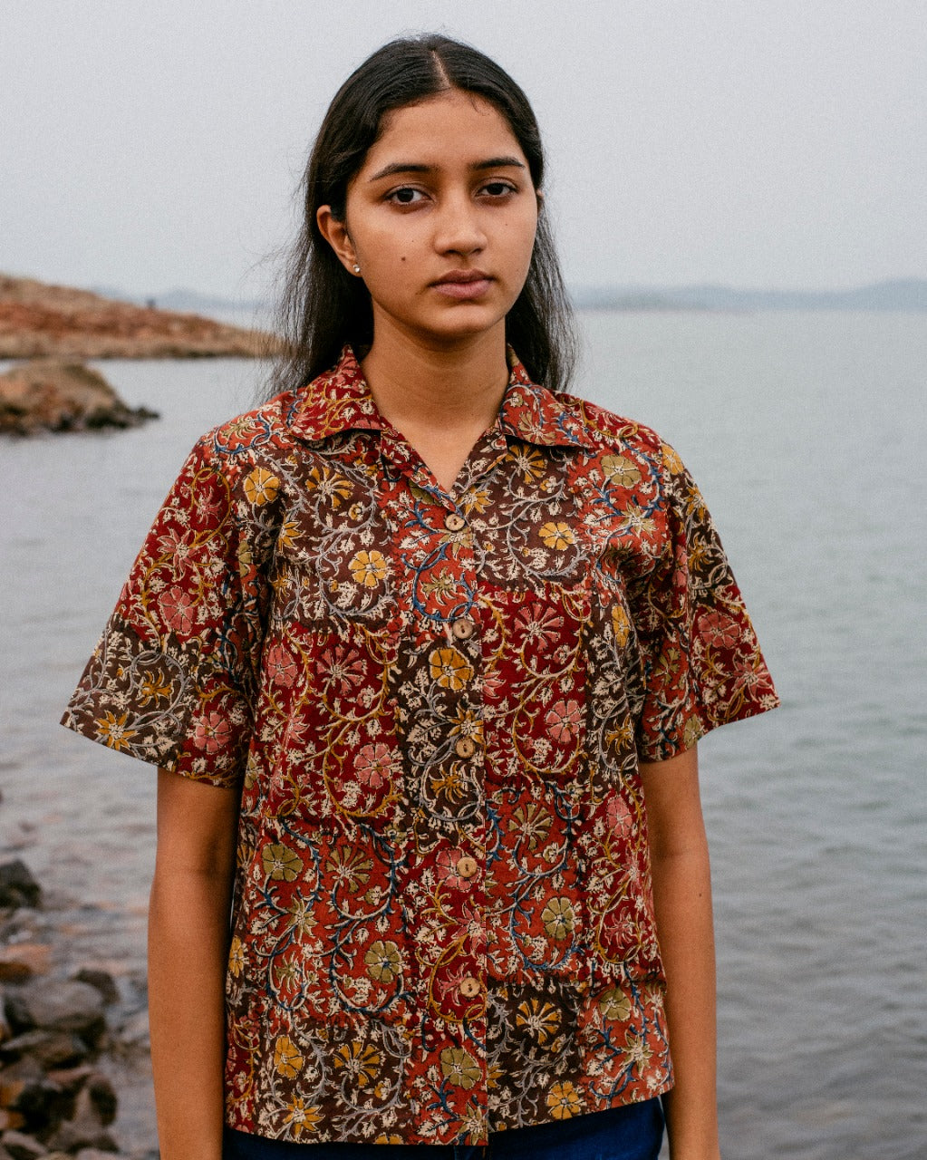 FLORAL KALAMKARI SHIRT