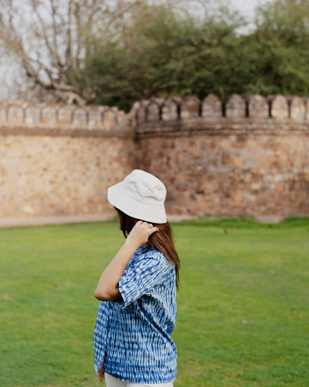 BLUE SHIBORI SHIRT