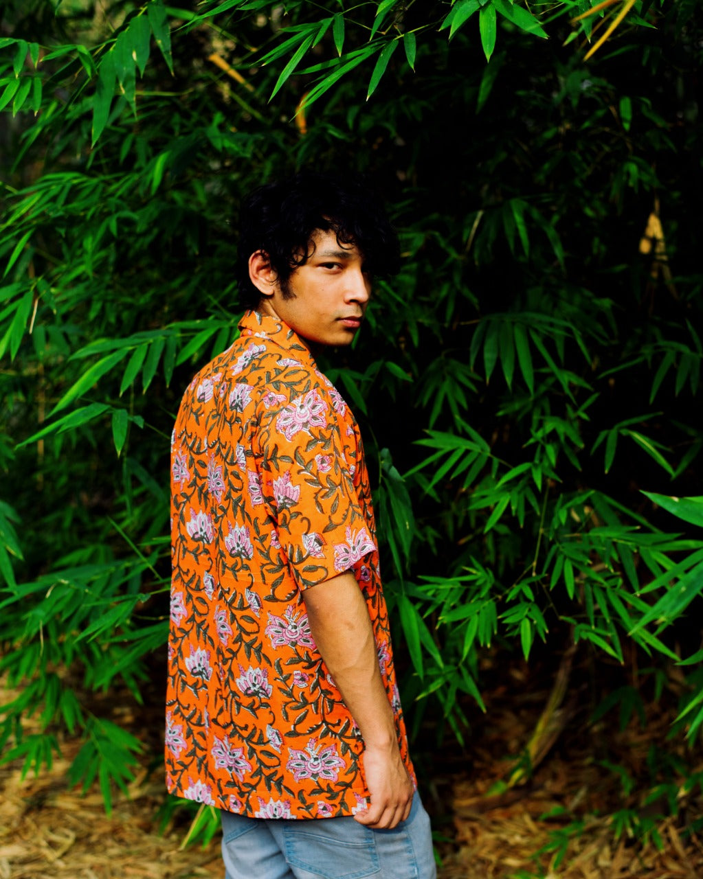 ORANGE TROPICAL RAPID SHIRT