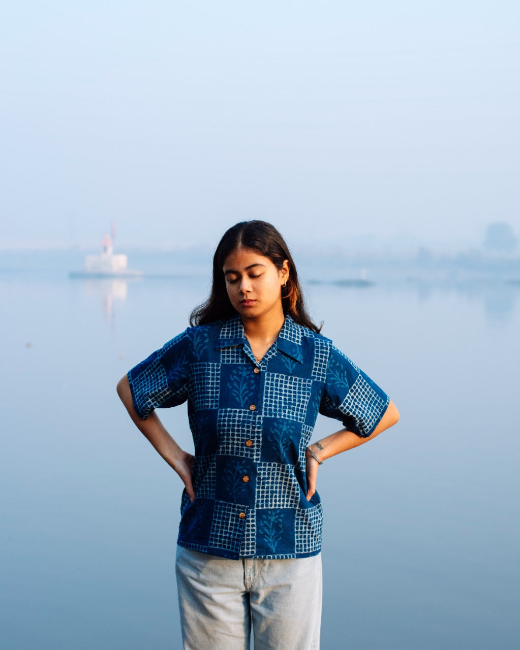 TIC TAC TOE INDIGO DABU SHIRT