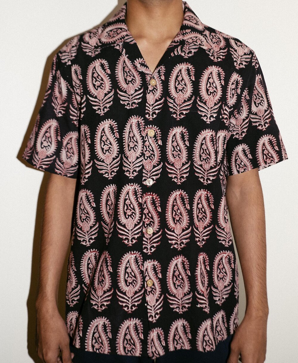 RED MUGHAL BAGH SHIRT