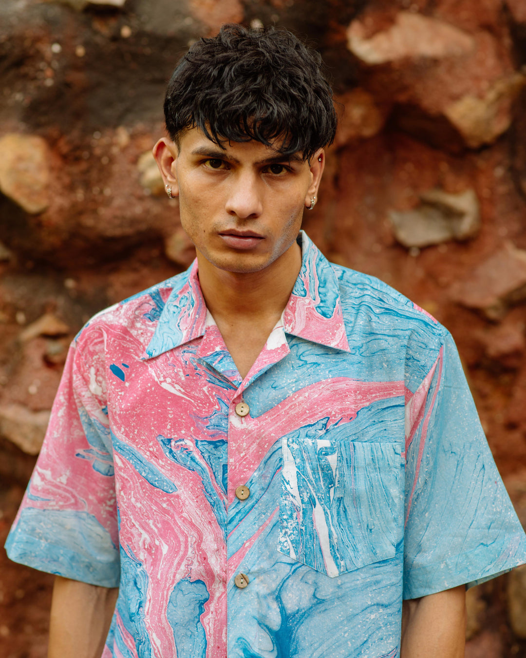 BUBBLEGUM MARBLE SHIRT