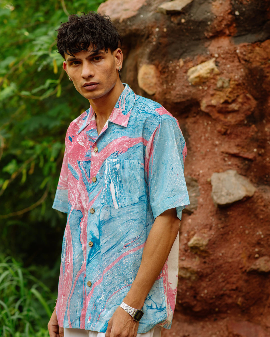 BUBBLEGUM MARBLE SHIRT