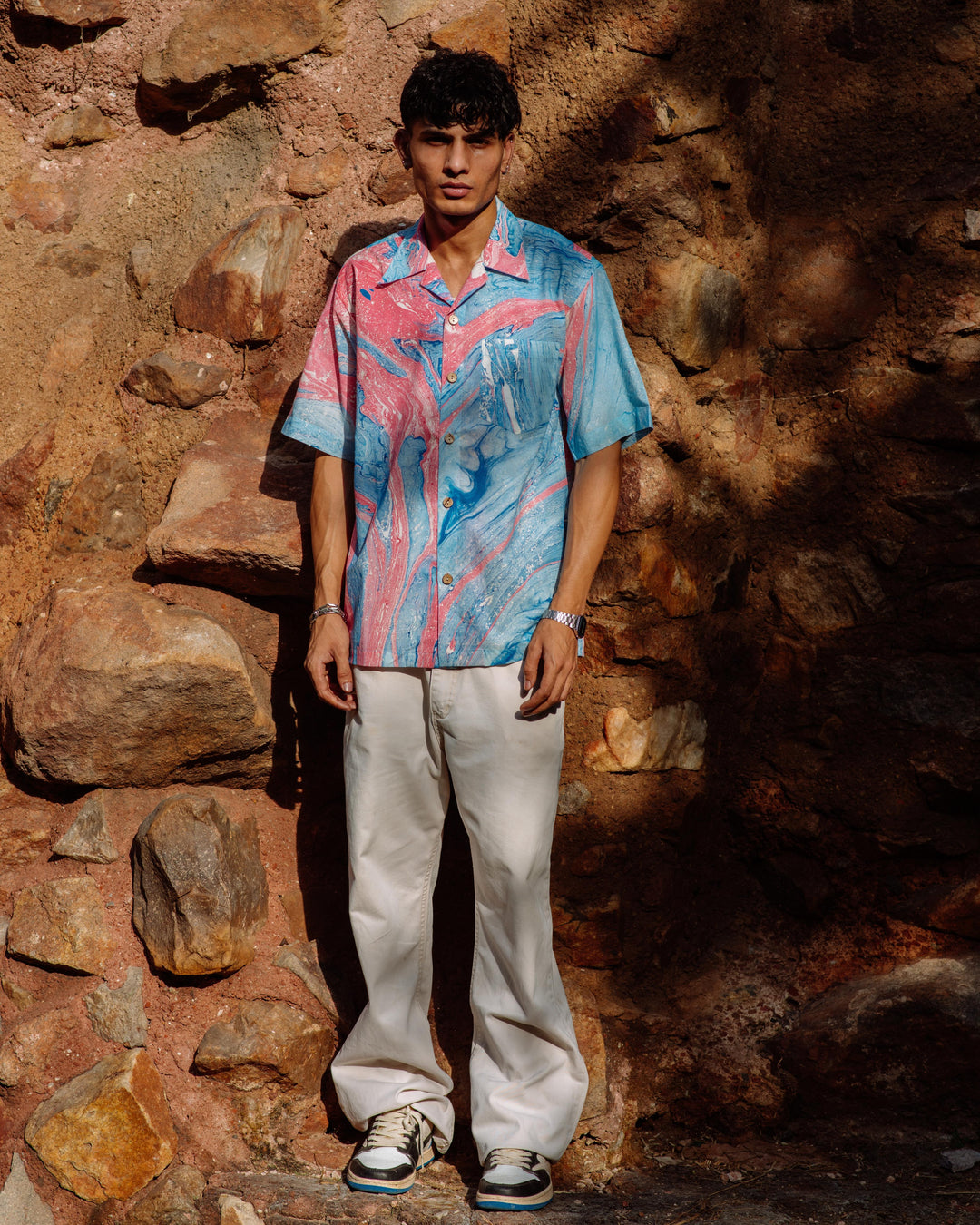 BUBBLEGUM MARBLE SHIRT