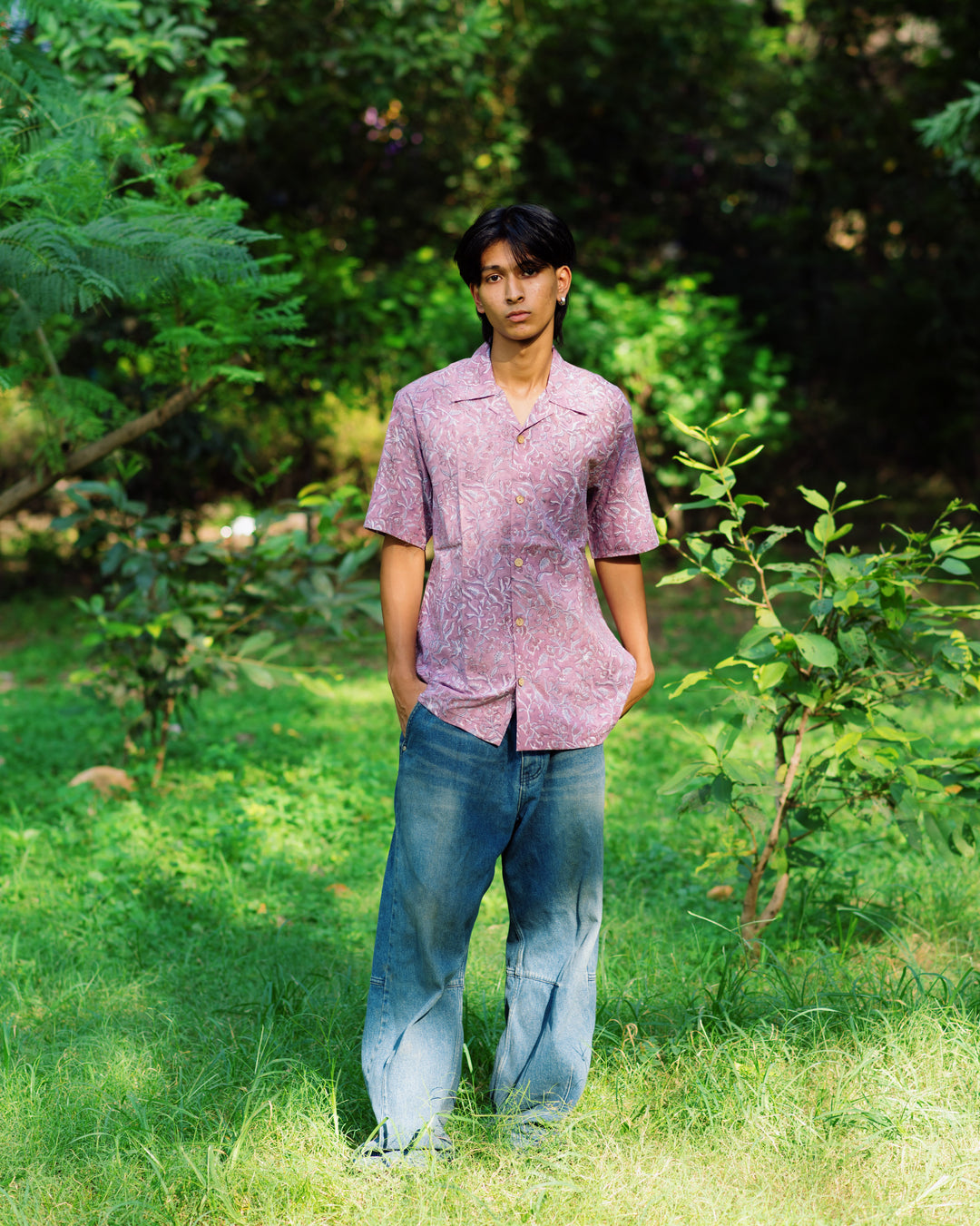 LILAC FLORAL RAPID SHIRT