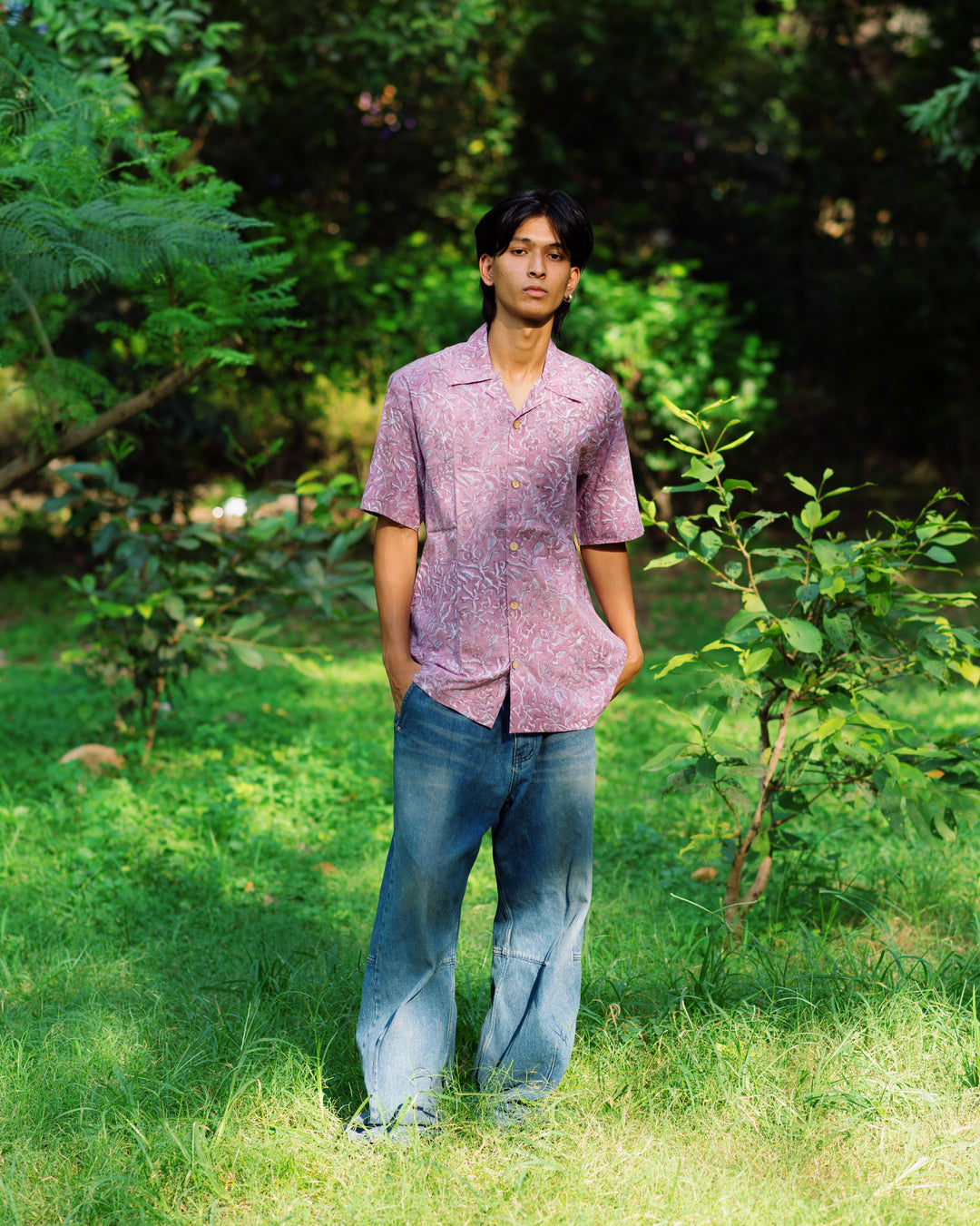 LILAC FLORAL RAPID SHIRT