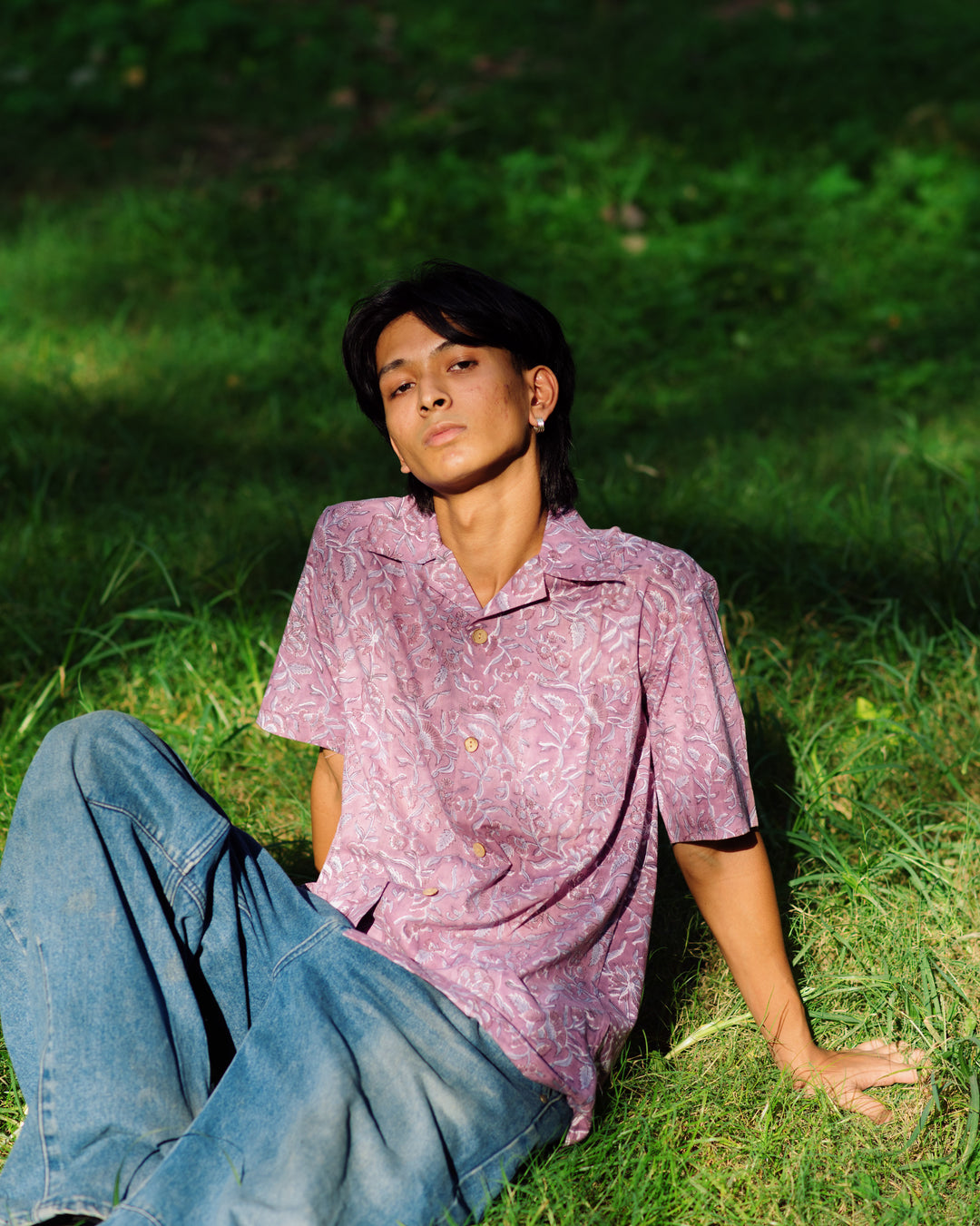 LILAC FLORAL RAPID SHIRT