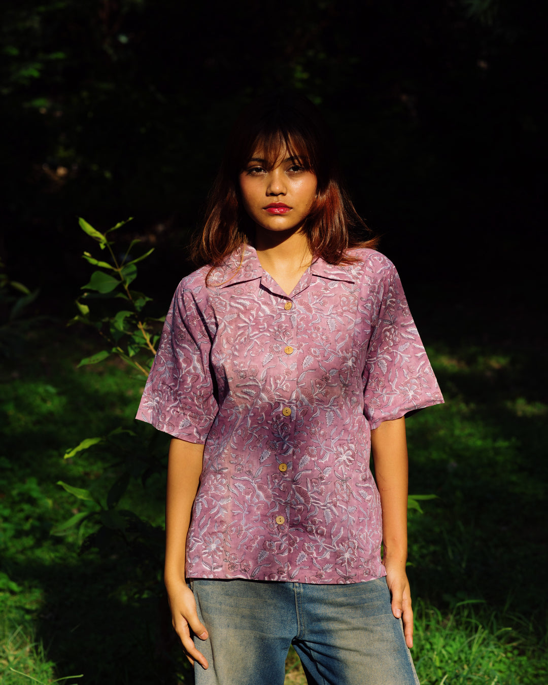 LILAC FLORAL RAPID SHIRT