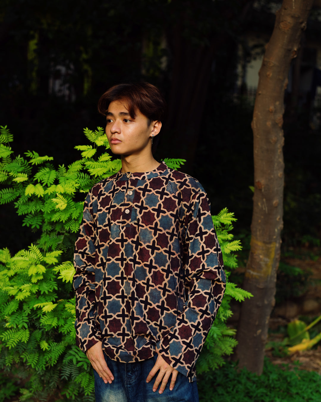 MOROCCAN AJRAKH SHORT KURTA